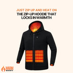 Heated Zip-Up Hoodie
