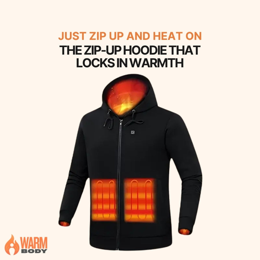 Heated Zip-Up Hoodie