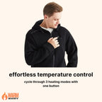 Heated Zip-Up Hoodie