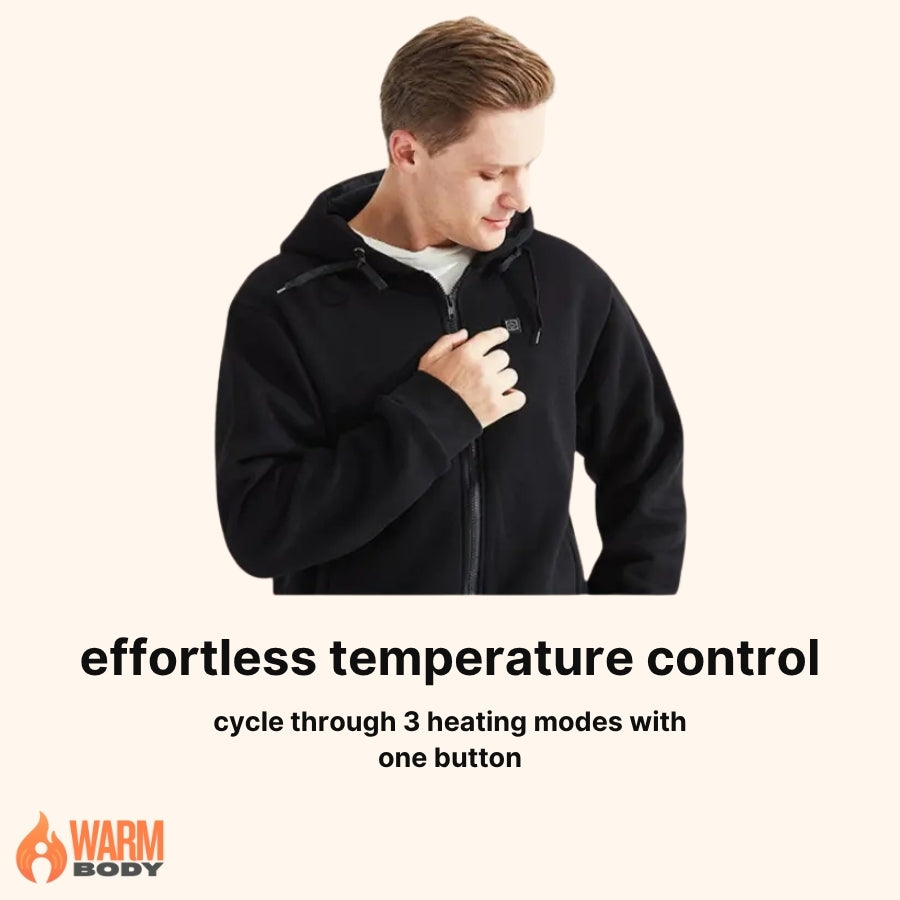 Heated Zip-Up Hoodie