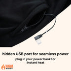 Heated Zip-Up Hoodie