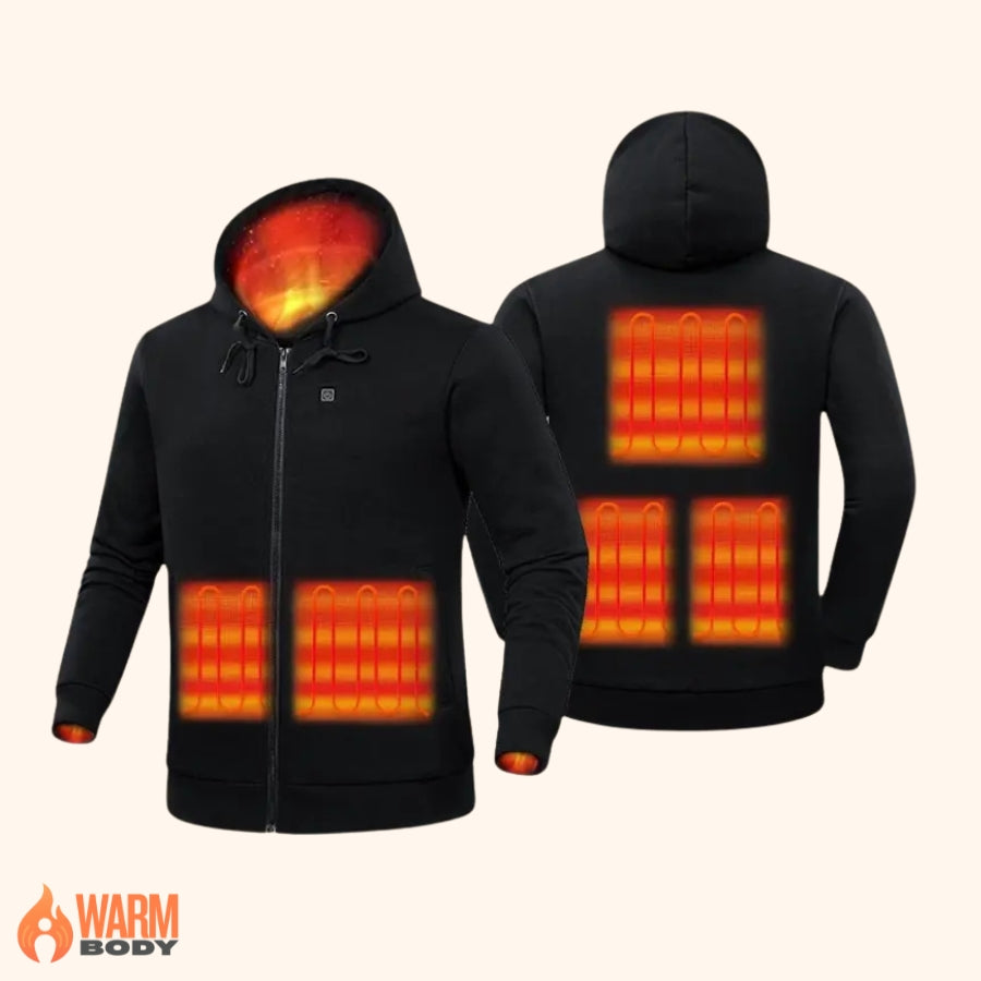 Heated Zip-Up Hoodie